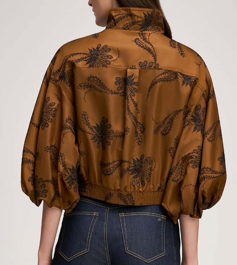Paisley Fan Embroidered Iggy Jacket