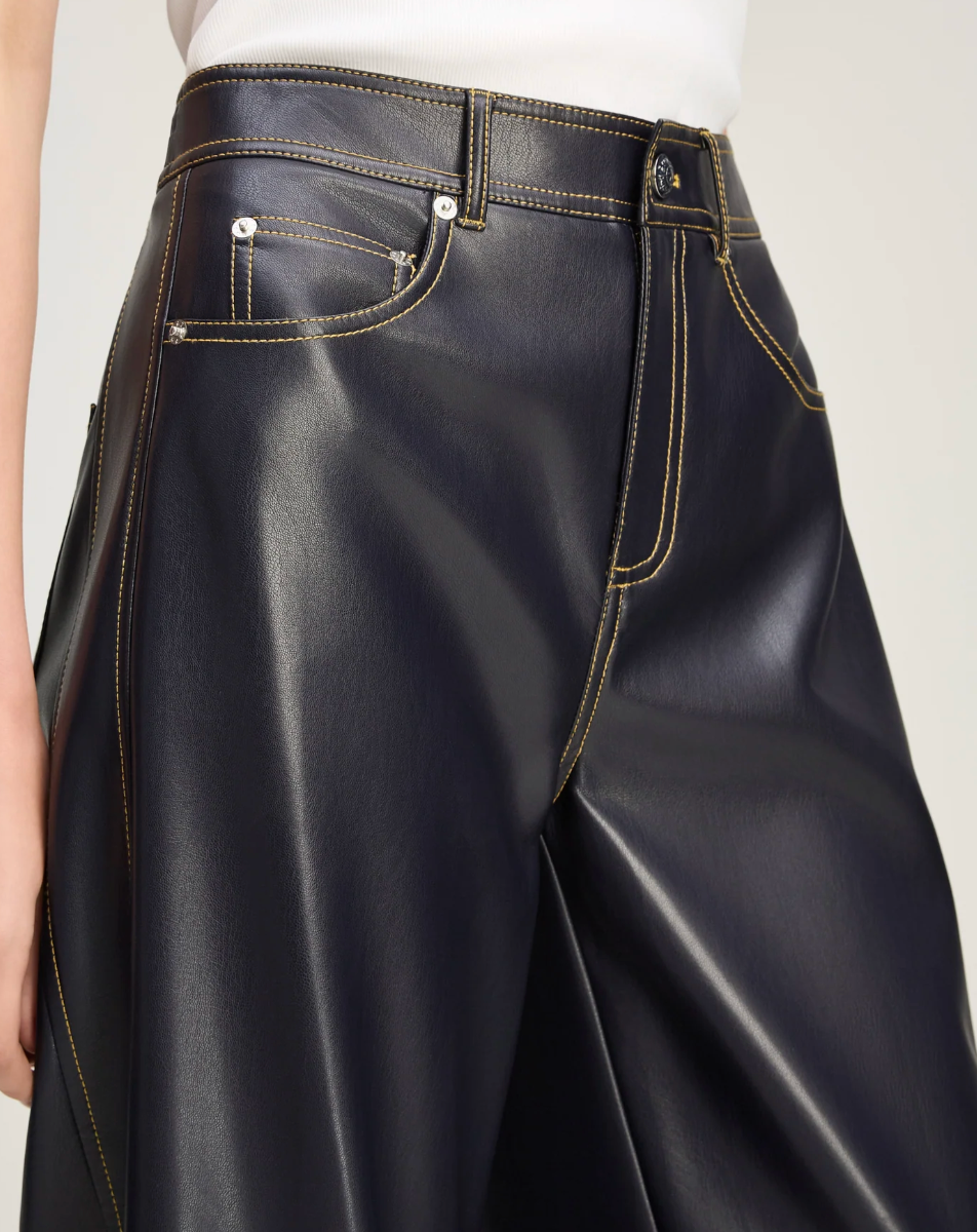 Vegan Leather Betsy Pant