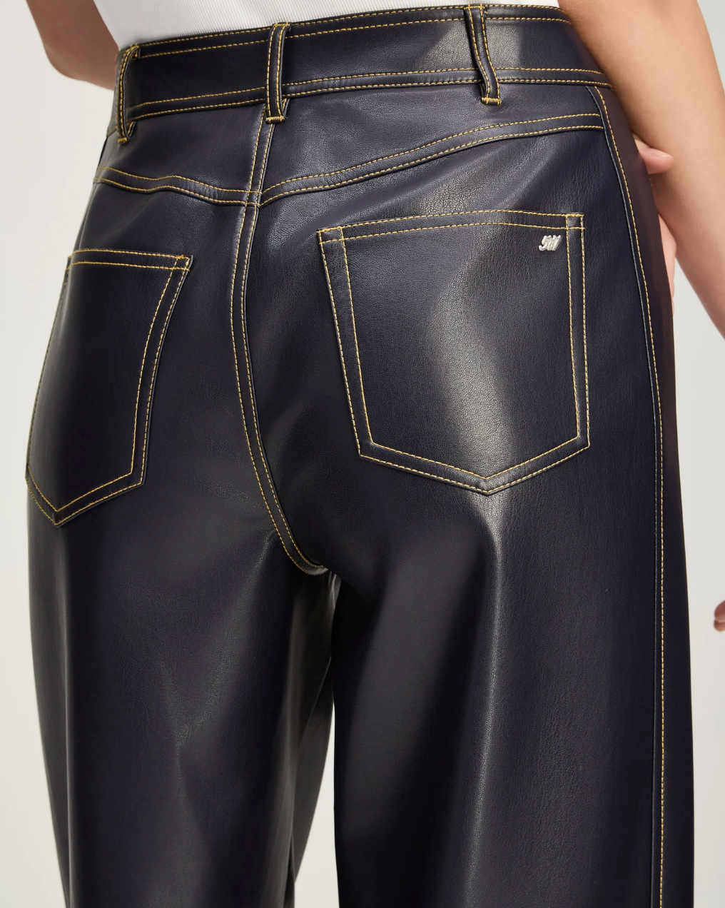 Vegan Leather Betsy Pant