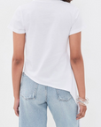 Draped Cap Sleeve T-Shirt