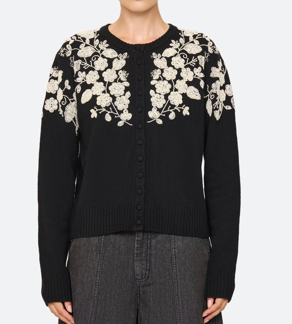 Shiloh Embellished Long Sleeve Cardigan