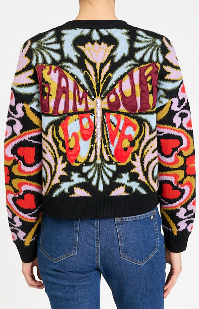 Psychedellic Amour Cardigan